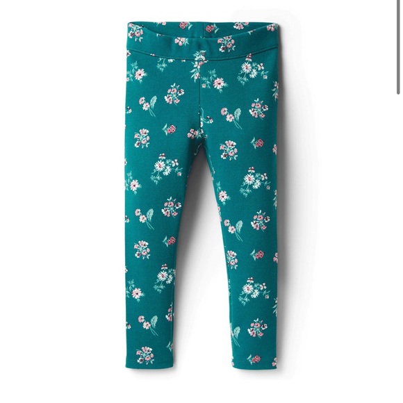 NEW WOT Janie&Jack Set of Floral Ponte Pants - Picture 2 of 10